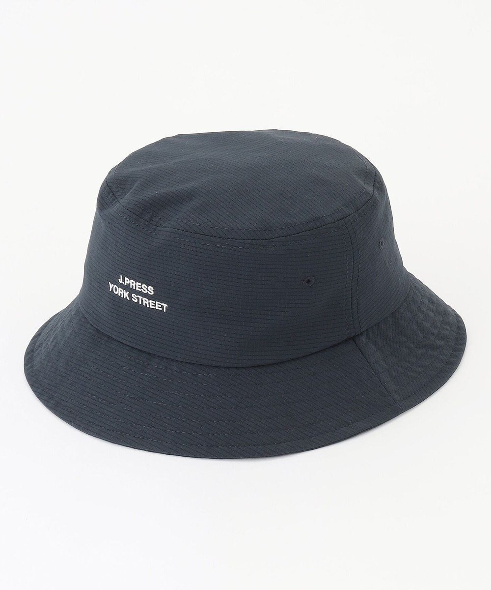 【ジェイプレスヨークストリート/J.PRESS YORK STREET】の【UNISEX】ロゴ刺繍バケットハット インテリア・キッズ・メンズ・レディースファッション・服の通販 founy(ファニー) 　ファッション　Fashion　レディースファッション　Fashion for Women　キャップ&ハット　Hats & Caps　ユニセックス　Unisex, Genderless　メッシュ　Mesh, Net Fabric　帽子　Hat, Headwear　ネイビー系|ID: prp329100004544739 ipo3291000000034275712
