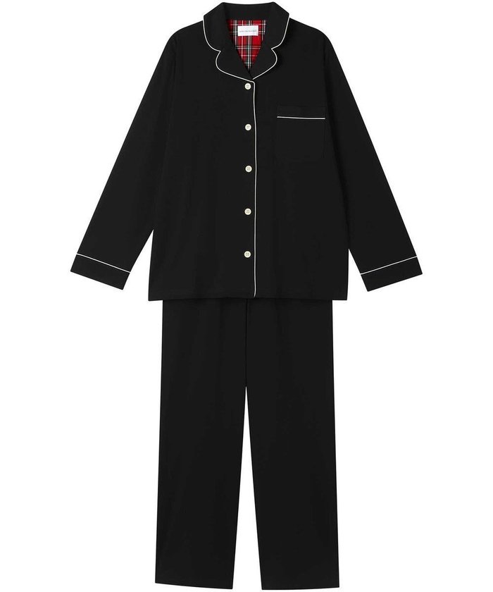 【ウンナナクール/une nana cool】の【綿100%】シルケットスムースパジャマ インテリア・キッズ・メンズ・レディースファッション・服の通販 founy(ファニー) https://founy.com/ ファッション Fashion レディースファッション Fashion for Women チェック Check, Plaid, Tartan パイピング Piping, Trim Design パジャマ Pajamas, Sleepwear リラックス Relax, Relaxed Fit おすすめ Recommended / Our Picks ギフト プレゼント Gift / Present |ID: prp329100004544743 ipo3291000000033681349
