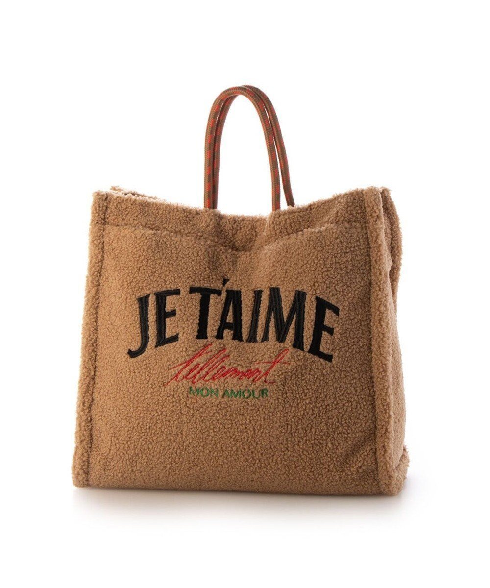 【アンビリオン/UNBILLION】のカシュカシュ cachecache / ボア刺繍リバーシブル2wayトート インテリア・キッズ・メンズ・レディースファッション・服の通販 founy(ファニー) 　ファッション　Fashion　レディースファッション　Fashion for Women　バッグ　Bags　カラフル　Colorful Design　ショルダー　Shoulder, Shoulder Strap　財布　Wallet, Purse　ハンド　Hand, Handmade　ミックス　Mix, Mixed Style　モチーフ　Motif, Design Theme　リバーシブル　Reversible, Two-Sided　A/W・秋冬　Autumn/Winter　再入荷　Restock / Back in Stock　キャメル|ID: prp329100004544765 ipo3291000000033681221