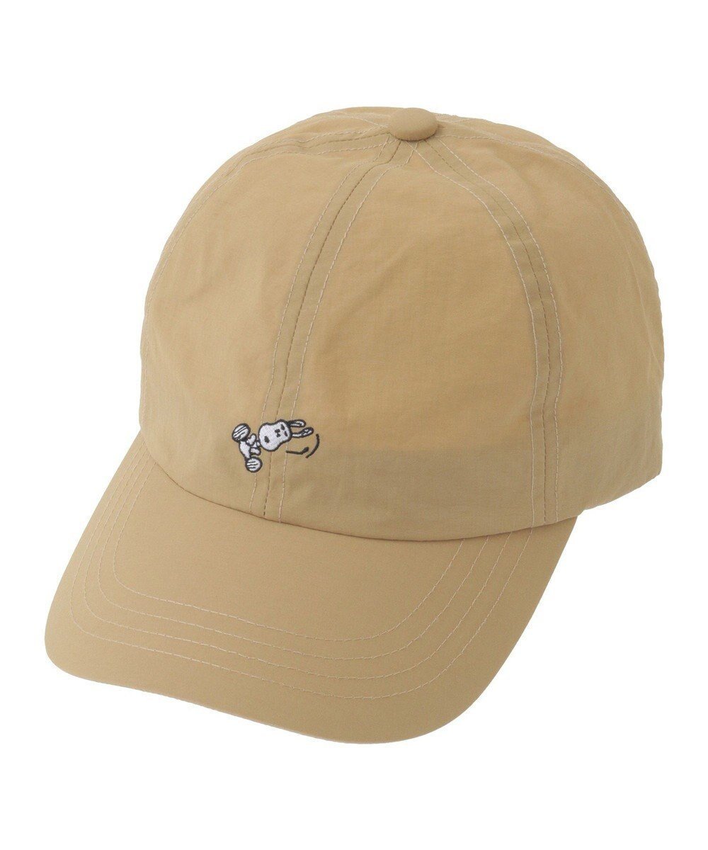 【グリーンパークス/Green Parks】のPEANUTS スヌーピーキャップ インテリア・キッズ・メンズ・レディースファッション・服の通販 founy(ファニー) 　ファッション　Fashion　レディースファッション　Fashion for Women　キャップ&ハット　Hats & Caps　アウトドア　Outdoor Clothing　キャップ　Cap, Baseball Cap　フロント　Front, Front Design　ベーシック　Basic, Essential　帽子　Hat, Headwear　軽量　Lightweight, Ultra Light　Beige|ID: prp329100004544773 ipo3291000000032524493