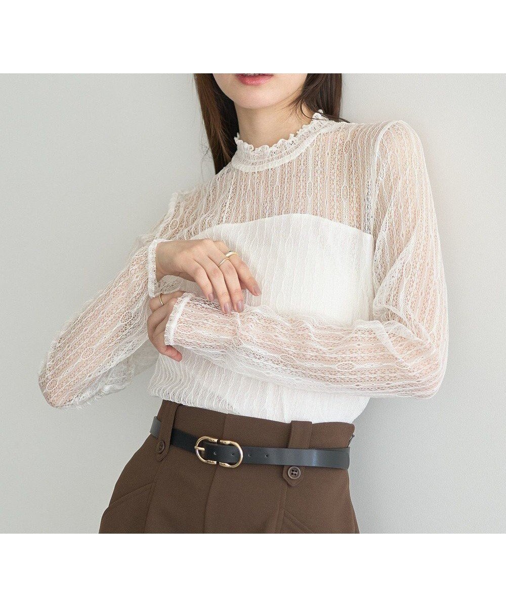 【アースミュージックアンドエコロジー/earth music&ecology】のレースドッキングプルオーバー 人気、トレンドファッション・服の通販 founy(ファニー) 　ファッション　Fashion　レディースファッション　Fashion for Women　トップス・カットソー　Cut & Sew Tops　シャツ・ブラウス・オフィスカジュアル　Elegant Blouses & Button-Ups　ロングTシャツ・Tシャツ　Longline T-Shirts & Tees　カジュアルプルオーバー・ニットトップス　Pullovers & Knit Tops / Casual Pullovers　カットソー・ベーシックTシャツ　Cut-and-Sewn Tops / Stretch Tees & Basics　新作・新入荷　New Arrivals / New In　おすすめ　Recommended / Our Picks　カットソー　Cut and Sewn Top　シアー　Sheer, See-Through　ポケット　Pocket, Pocket Detail　レース　Lace, Lace Fabric　A/W・秋冬　Autumn/Winter　 other-1|ID: prp329100004544780 ipo3291000000033592645