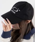 【ウィゴー/WEGO】のフロントバック刺繍キャップ ブラック|ID: prp329100004544789 ipo3291000000032670745