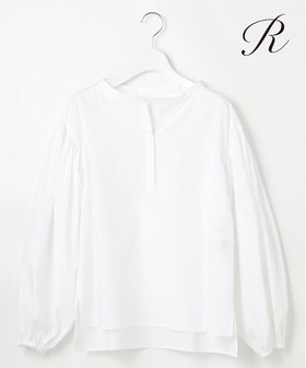【23区/NIJYUSANKU】 【R(アール)】THOMAS MASON ボリュームスリーブ ブラウス人気、トレンドファッション・服の通販 founy(ファニー) ファッション Fashion レディースファッション Fashion for Women トップス・カットソー Cut & Sew Tops シャツ・ブラウス・オフィスカジュアル Elegant Blouses & Button-Ups ボリューム袖・フリルスリーブブラウス Voluminous & Ruffle Sleeves / Puffy Sleeve Tops 春 Spring カッティング Cutting Detail シルク Silk, 100% Silk シルケット Silket, Silky Cotton スキッパー Skipper, Open Collar スクエア Square, Square Shape スリーブ Sleeve, Long Sleeve / Short Sleeve なめらか Smooth, Silky Texture 人気 Popular, Best Seller ハンカチ Handkerchief, Hanky S/S・春夏 SS, Spring/Summer, Warm Season 夏 Summer 2025年 2025 2025春夏・S/S Spring/Summer 2025 SS25 |ID:prp329100004544815