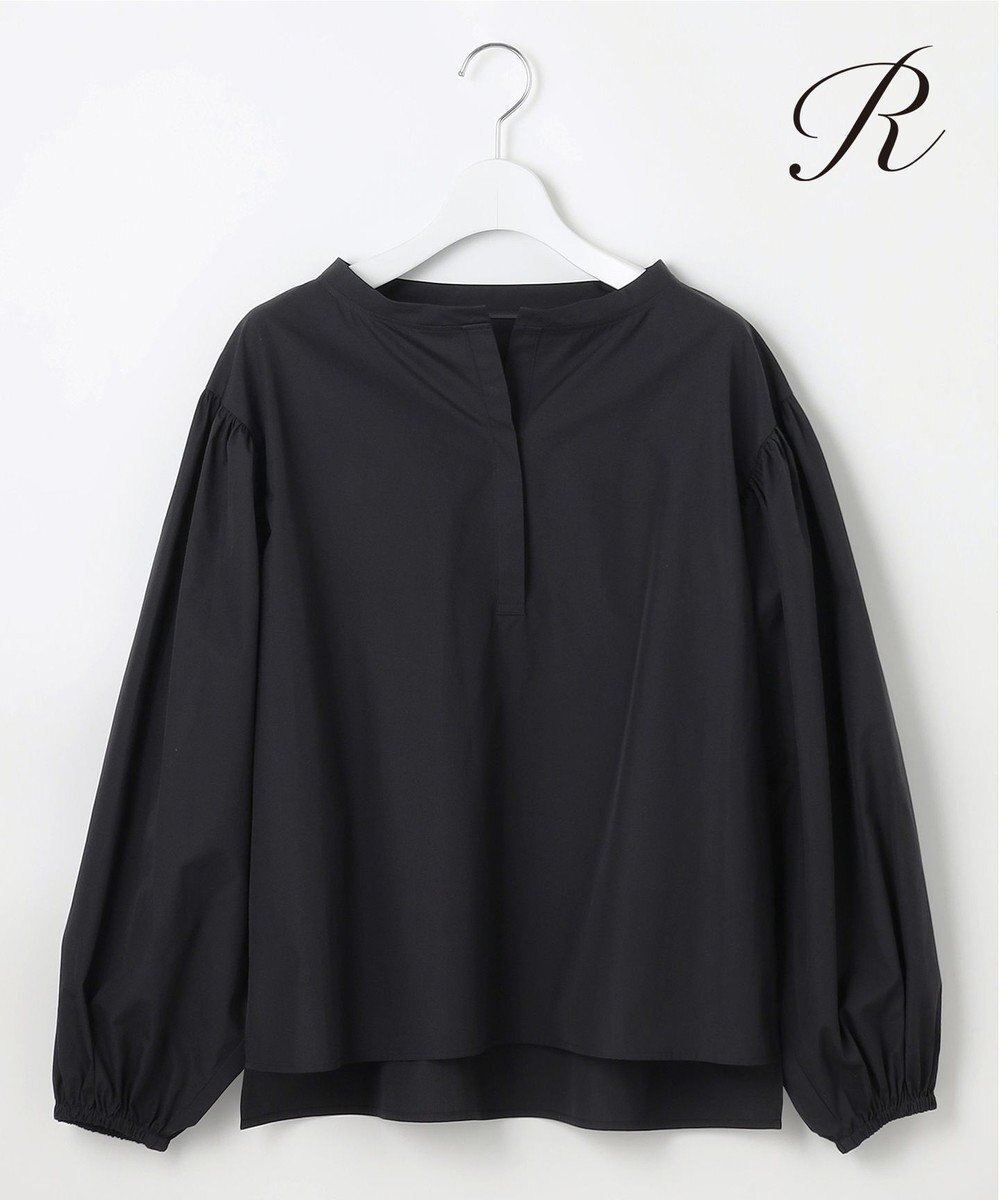 【23区/NIJYUSANKU】の【R(アール)】THOMAS MASON ボリュームスリーブ ブラウス インテリア・キッズ・メンズ・レディースファッション・服の通販 founy(ファニー) ファッション Fashion レディースファッション Fashion for Women トップス・カットソー Cut & Sew Tops シャツ・ブラウス・オフィスカジュアル Elegant Blouses & Button-Ups ボリューム袖・フリルスリーブブラウス Voluminous & Ruffle Sleeves / Puffy Sleeve Tops 春 Spring カッティング Cutting Detail シルク Silk, 100% Silk シルケット Silket, Silky Cotton スキッパー Skipper, Open Collar スクエア Square, Square Shape スリーブ Sleeve, Long Sleeve / Short Sleeve なめらか Smooth, Silky Texture 人気 Popular, Best Seller ハンカチ Handkerchief, Hanky S/S・春夏 SS, Spring/Summer, Warm Season 夏 Summer 2025年 2025 2025春夏・S/S Spring/Summer 2025 SS25 ブラック系|ID: prp329100004544815 ipo3291000000033281251