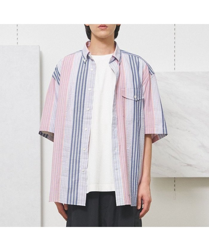【ジェイプレスヨークストリート/J.PRESS YORK STREET】の【UNISEX】ランダムストライプ シャツ インテリア・キッズ・メンズ・レディースファッション・服の通販 founy(ファニー) https://founy.com/ ファッション Fashion レディースファッション Ladies' Fashion Online トップス・カットソー Tops/Tshirt シャツ/ブラウス Shirts/Blouses ユニセックス Unisex ストライプ Stripe タイプライター Typewriter ランダム Random 夏 Summer 定番 Standard 春 Spring S/S・春夏 Ss・Spring/Summer |ID: prp329100004544820 ipo3291000000032647756