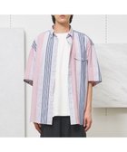 【ジェイプレスヨークストリート/J.PRESS YORK STREET】の【UNISEX】ランダムストライプ シャツ レッド系1|ID: prp329100004544820 ipo3291000000032647758