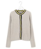 【ジェイプレスヨークストリート/J.PRESS YORK STREET】の【WOMEN】コットンベーシック ニットカーディガン ライトグレー系|ID: prp329100004544821 ipo3291000000032667622
