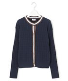 【ジェイプレスヨークストリート/J.PRESS YORK STREET】の【WOMEN】コットンベーシック ニットカーディガン ネイビー系|ID: prp329100004544821 ipo3291000000032667623