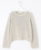 【23区/NIJYUSANKU】の【GOLD LABEL】スパークルリリー プルオーバーニット 人気、トレンドファッション・服の通販 founy(ファニー) ファッション Fashion レディースファッション WOMEN トップス・カットソー Tops/Tshirt ニット Knit Tops プルオーバー Pullover イタリア Italy 春 Spring 秋 Autumn/Fall カットオフ Cut Off クロップド Cropped シンプル Simple セーター Sweater バランス Balance フォルム Form ボックス Box ミックス Mix ラウンド Round リネン Linen S/S・春夏 Ss・Spring/Summer 夏 Summer thumbnail グレージュ系|ID: prp329100004544831 ipo3291000000032114726