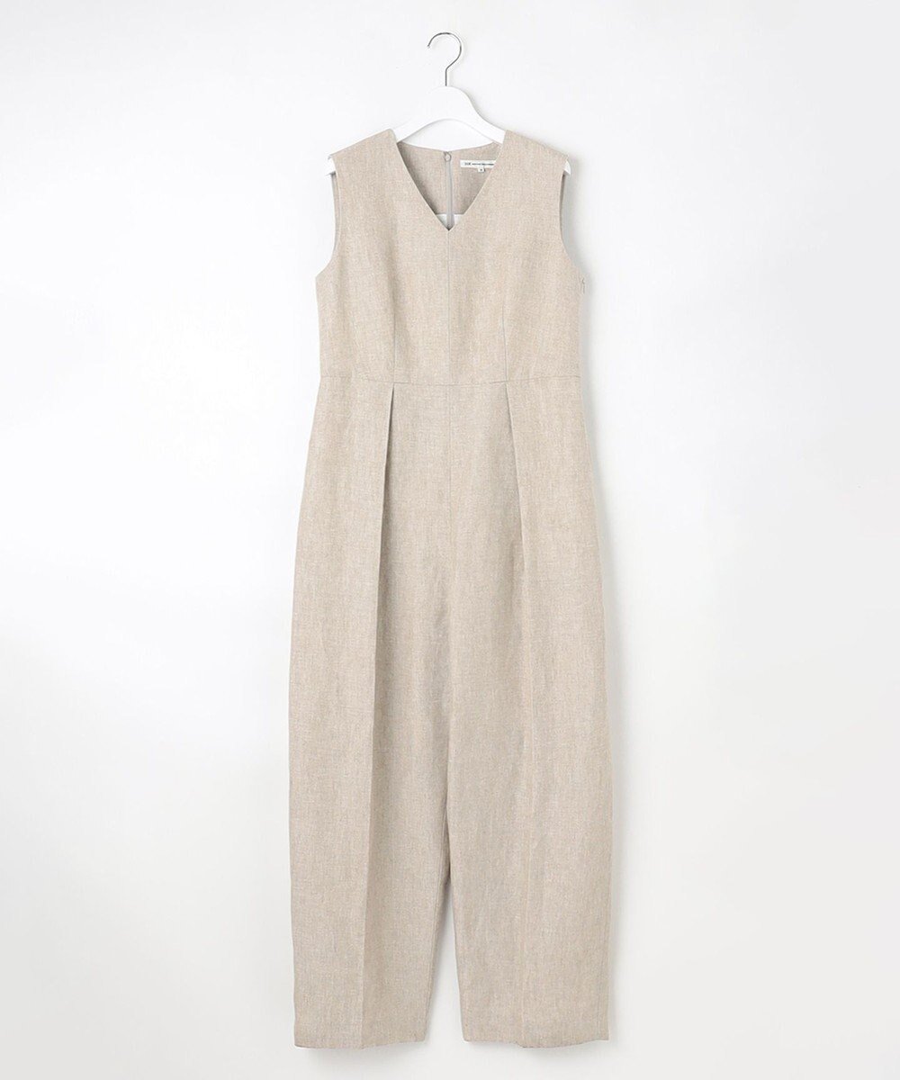 【23区/NIJYUSANKU】の【GOLD LABEL】MANTECO スーペリアリネン コンビネゾン 人気、トレンドファッション・服の通販 founy(ファニー) 　ファッション　Fashion　レディースファッション　Ladies' Fashion Online　ワンピース　Dress　オールインワン ワンピース　All In One Dress　サロペット　Salopette　イタリア　Italy　秋　Autumn/Fall　クラシカル　Classical　コンパクト　Compact　コンビネゾン　Combinaison　シンプル　Simple　ジャケット　Jacket　バランス　Balance　フィット　Fit　フォルム　Form　リネン　Linen　ワイド　Wide　S/S・春夏　Ss・Spring/Summer　おすすめ　Recommend　夏　Summer　 other-1|ID: prp329100004544840 ipo3291000000032602936