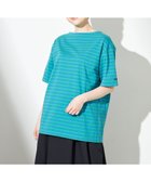 【ヘリーハンセン/HELLY HANSEN】の【速乾・UVカット・抗菌防臭】ショートスリーブ HH マリンボーダーティー 人気、トレンドファッション・服の通販 founy(ファニー) ファッション Fashion レディースファッション WOMEN トップス・カットソー Tops/Tshirt シャツ/ブラウス Shirts/Blouses ロング / Tシャツ T-Shirts カットソー Cut and Sewn 春 Spring カットソー Cut And Sew 抗菌 Antibacterial ショート Short スリーブ Sleeve 定番 Standard バスク Basque S/S・春夏 Ss・Spring/Summer 夏 Summer thumbnail ブルージェイ×アクアグリーン|ID: prp329100004544848 ipo3291000000032276029