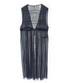 【グリーンパークス/Green Parks】のメッシュシャーリングレイヤーワンピース Navy|ID: prp329100004544851 ipo3291000000032774840