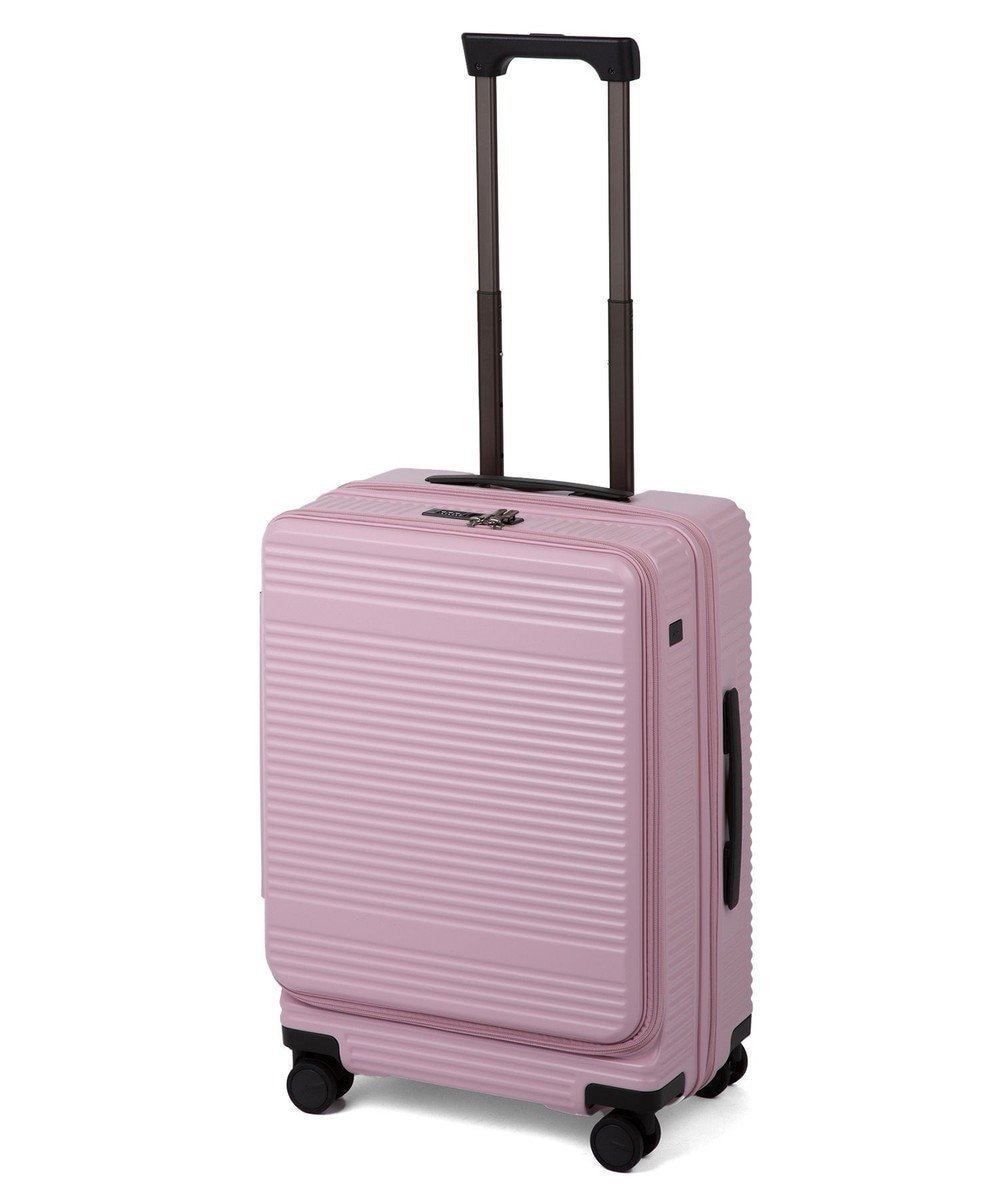 【エースバッグズアンドラゲッジ/ACE BAGS & LUGGAGE】のace. サルートン フロントオープンスーツケース Mサイズ 47～57L 05362 インテリア・キッズ・メンズ・レディースファッション・服の通販 founy(ファニー) 　ファッション　Fashion　レディースファッション　WOMEN　スーツ　Suits　シンプル　Simple　スマート　Smart　フロント　Front　リュック　Ruck Sack　再入荷　Restock/Back In Stock/Re Arrival　旅行　Travel　スーツケース キャリーケース　Suitcase　ピンク|ID: prp329100004544857 ipo3291000000032114830