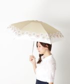 【ムーンバット/MOONBAT】の【UVカット/コンパクト】ポール ジョー (PAUL JOE ACCESSOIRES) 折りたたみ雨傘 クリザンテーム ベージュ|ID: prp329100004544860 ipo3291000000032502174