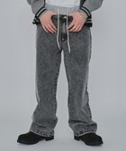 【ウィゴー/WEGO】の【ユニセックス着用ITEM/MLサイズ展開/ウエストゴム】ボクサードッキングデニムパンツ デニムブラックソノタ|ID: prp329100004544971 ipo3291000000033591675
