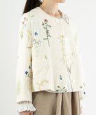 【ムーク/muuc】のボタニカル刺繍のジャケット ホワイト|ID: prp329100004544984 ipo3291000000033670667