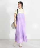 【クラフトスタンダードブティック/CRAFT STANDARD BOUTIQUE】のティアードキャミワンピース Purple|ID: prp329100004545007 ipo3291000000032553817