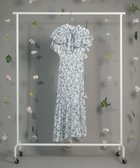 【グリーンパークス/Green Parks】のdazzlin フレンチスリーブ花柄ワンピース Off White|ID: prp329100004545049 ipo3291000000032773364