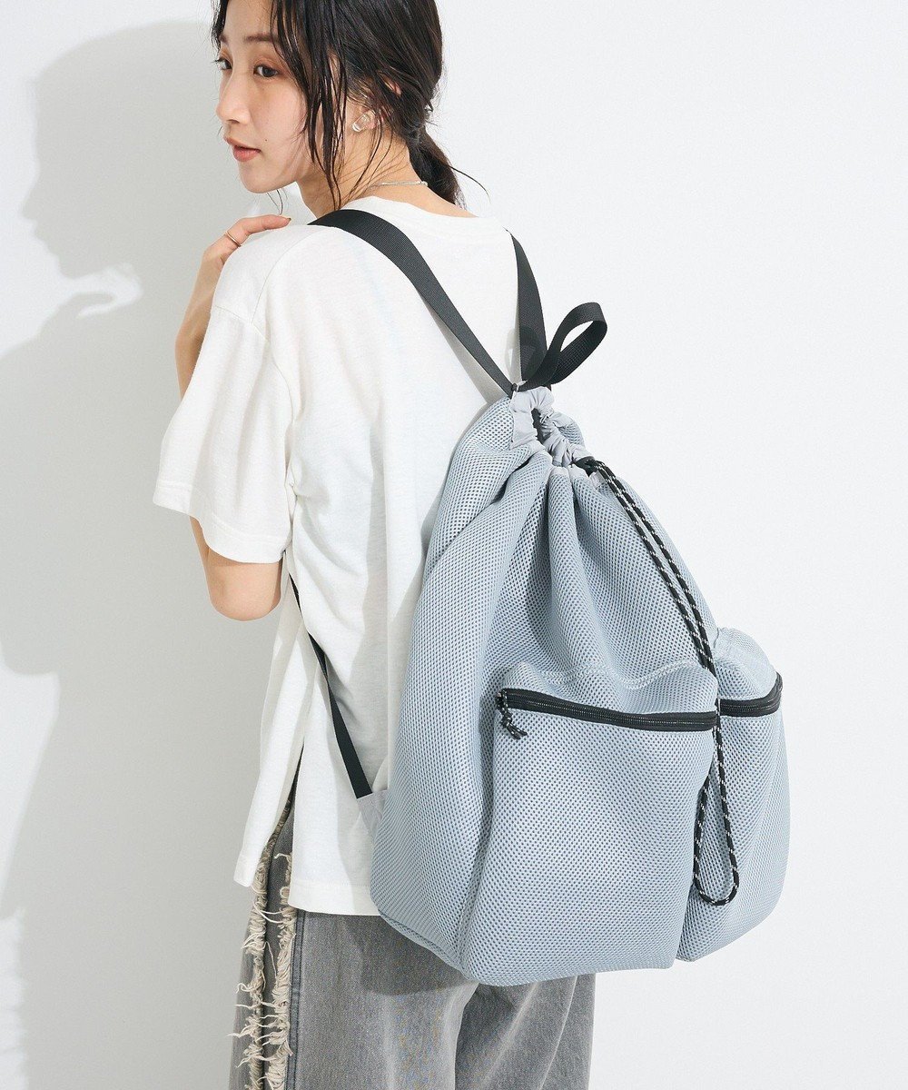 【クラフトスタンダードブティック/CRAFT STANDARD BOUTIQUE】のダブルポケットメッシュバックパック 人気、トレンドファッション・服の通販 founy(ファニー) 　ファッション　Fashion　レディースファッション　WOMEN　バッグ　Bag　2025年　2025　2025春夏・S/S　Ss,Spring/Summer,2025　おすすめ　Recommend　スタイリッシュ　Stylish　ダブル　Double　ビーチ　Beach　フロント　Front　ポケット　Pocket　リュック　Ruck Sack　軽量　Lightweight　 other-1|ID: prp329100004545129 ipo3291000000032277076