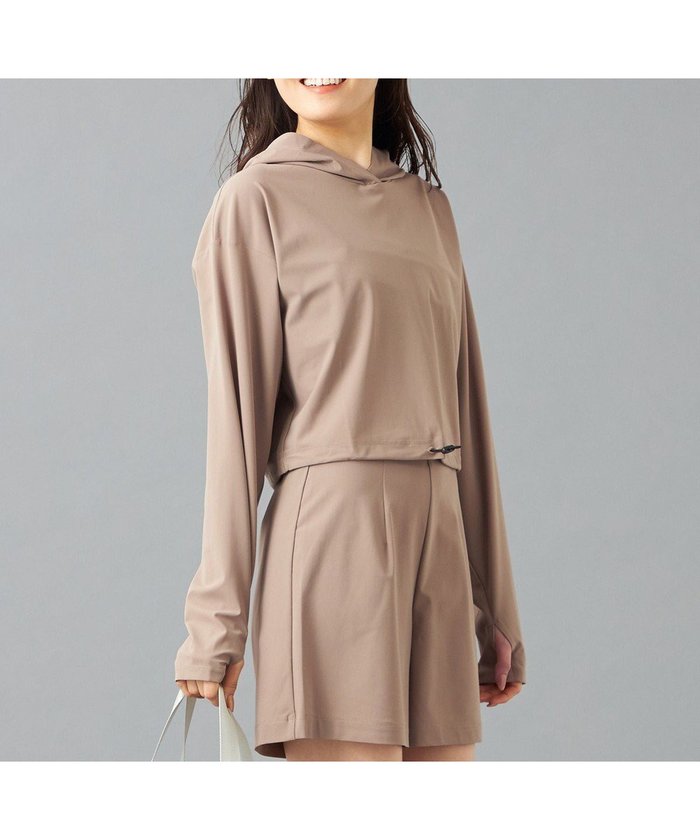 【チャコット/Chacott】のChacott BALANCE フーデッドラッシュガード インテリア・キッズ・メンズ・レディースファッション・服の通販 founy(ファニー) https://founy.com/ ファッション Fashion レディースファッション Fashion for Women トップス・カットソー Cut & Sew Tops 軽量 Lightweight, Ultra Light スタイリッシュ Stylish, Fashionable ストレッチ Stretch, Stretchy Fabric スポーツ Sports, Activewear スポーティ Sporty, Casual Athletic スマート Smart, Elegant パウダー Powder, Soft Tone パターン Pattern, Design Print ビーチ Beach, Seaside フィット Fit, Slim Fit フラット Flat, Flat Shoes 旅行 Travel |ID: prp329100004545173 ipo3291000000033582139