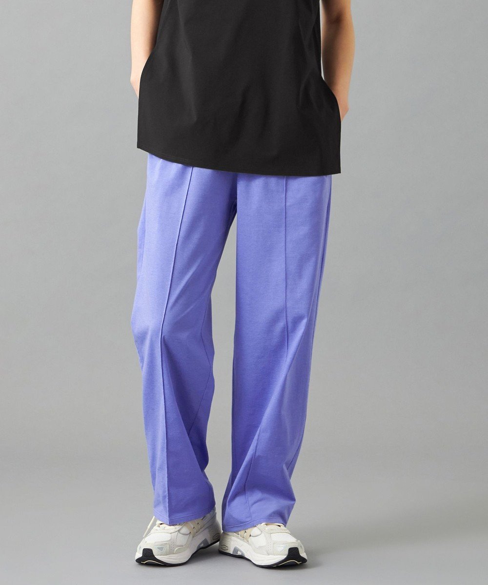 【チャコット/Chacott】のChacott BALANCE EasyCare+ ストレートパンツ インテリア・キッズ・メンズ・レディースファッション・服の通販 founy(ファニー) 　ファッション　Fashion　レディースファッション　Fashion for Women　パンツ　Pants & Trousers　吸水　Absorbent, Quick-Dry　ストレッチ　Stretch, Stretchy Fabric　ストレート　Straight, Straight Cut　スピンドル　Spindle, Drawcord　スポーツ　Sports, Activewear　センター　Center, Center Line　パウダー　Powder, Soft Tone　ポケット　Pocket, Pocket Detail　メッシュ　Mesh, Net Fabric　ヒヤシンス|ID: prp329100004545191 ipo3291000000033429434