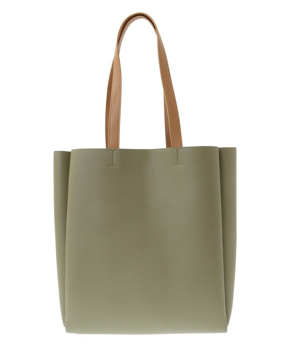 【グリーンパークス/Green Parks】の・KOSSORECO バイカラー三層A4トート インテリア・キッズ・メンズ・レディースファッション・服の通販 founy(ファニー) 　ファッション　Fashion　レディースファッション　Fashion for Women　バッグ　Bags　おすすめ　Recommended / Our Picks　ポケット　Pocket, Pocket Detail　マグネット　Magnet, Magnetic Closure　ビジネス 仕事 通勤　Business / Work / Commuting　Khaki|ID: prp329100004545237 ipo3291000000032496918