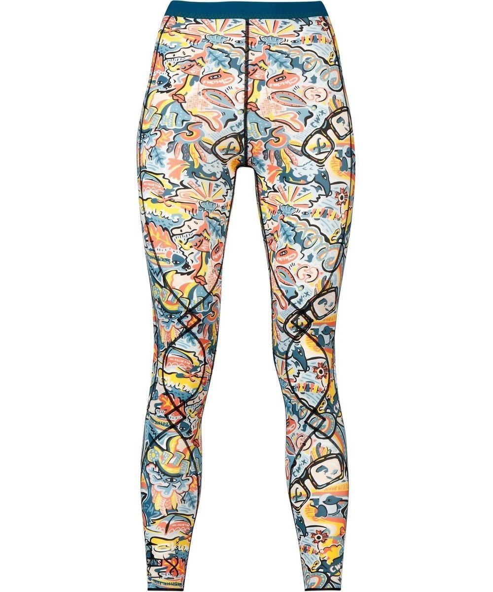 【シーダブリューエックス/CW-X】の【WOMEN】 CW-X 【CHUMS (チャムス)コラボ】 レディーススポーツタイツ ひざの負荷・運動時の筋肉の疲労を軽減 ロング丈 ジョギング ウォーキング LNY310 /ワコール インテリア・キッズ・メンズ・レディースファッション・服の通販 founy(ファニー) 　ファッション　Fashion　レディースファッション　Fashion for Women　パンツ　Pants & Trousers　タイツ＆レッグウェア&美脚効果　Tights & Sheer Legwear　コラボ　Collaboration, Collab　軽量　Lightweight, Ultra Light　ストレッチ　Stretch, Stretchy Fabric　スポーツ　Sports, Activewear　タイツ　Tights, Legwear　定番　Standard, Basic Item　なめらか　Smooth, Silky Texture　フィット　Fit, Slim Fit　フラット　Flat, Flat Shoes　ロング　Long, Long-Length　おすすめ　Recommended / Our Picks　小旅行　Short Trip　ターコイズ|ID: prp329100004545250 ipo3291000000035627017