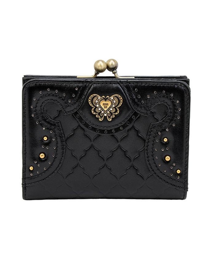 【アナスイ/ANNA SUI】のエレノア 口金二つ折り財布 インテリア・キッズ・メンズ・レディースファッション・服の通販 founy(ファニー) https://founy.com/ ファッション Fashion レディースファッション Ladies' Fashion Online 財布 Wallets アンティーク Antique グラデーション Gradation ストーン Stone バタフライ Butterfly ブローチ Brooch 財布 Wallet |ID: prp329100004545268 ipo3291000000032650176