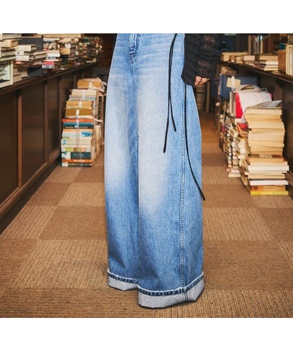 【ウォードブルー/WOADBLUE】の【157】Long Rise Wide Pants デニムパンツ インテリア・キッズ・メンズ・レディースファッション・服の通販 founy(ファニー) ファッション Fashion レディースファッション Fashion for Women パンツ Pants & Trousers デニムパンツ・ジーンズ・美脚デニム Denim Jeans & Pants デニム Denim, Jeans Material フィット Fit, Slim Fit ボトム Bottoms, Lower Wear ポケット Pocket, Pocket Detail ワイド Wide, Wide Fit A/W・秋冬 Autumn/Winter S/S・春夏 SS, Spring/Summer, Warm Season 夏 Summer MIDBLUE|ID: prp329100004545281 ipo3291000000033921591