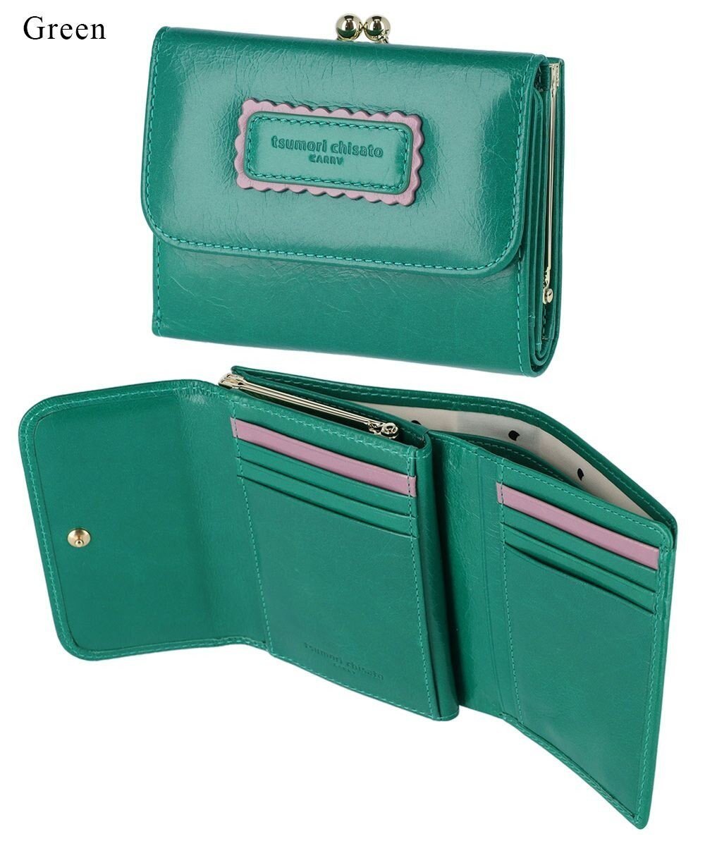 【ツモリチサト キャリー/tsumori chisato CARRY】のシンプルバイカラー がま口 2つ折り財布 人気、トレンドファッション・服の通販 founy(ファニー) 　ファッション　Fashion　レディースファッション　Fashion for Women　ミニ財布・二つ折り財布　Wallets & Card Cases　イタリア　Italy　シンプル　Simple, Minimal　スカラップ　Scallop, Scalloped Edge　プレート　Plate, Dish　財布　Wallet, Purse　 other-1|ID: prp329100004545340 ipo3291000000032746330
