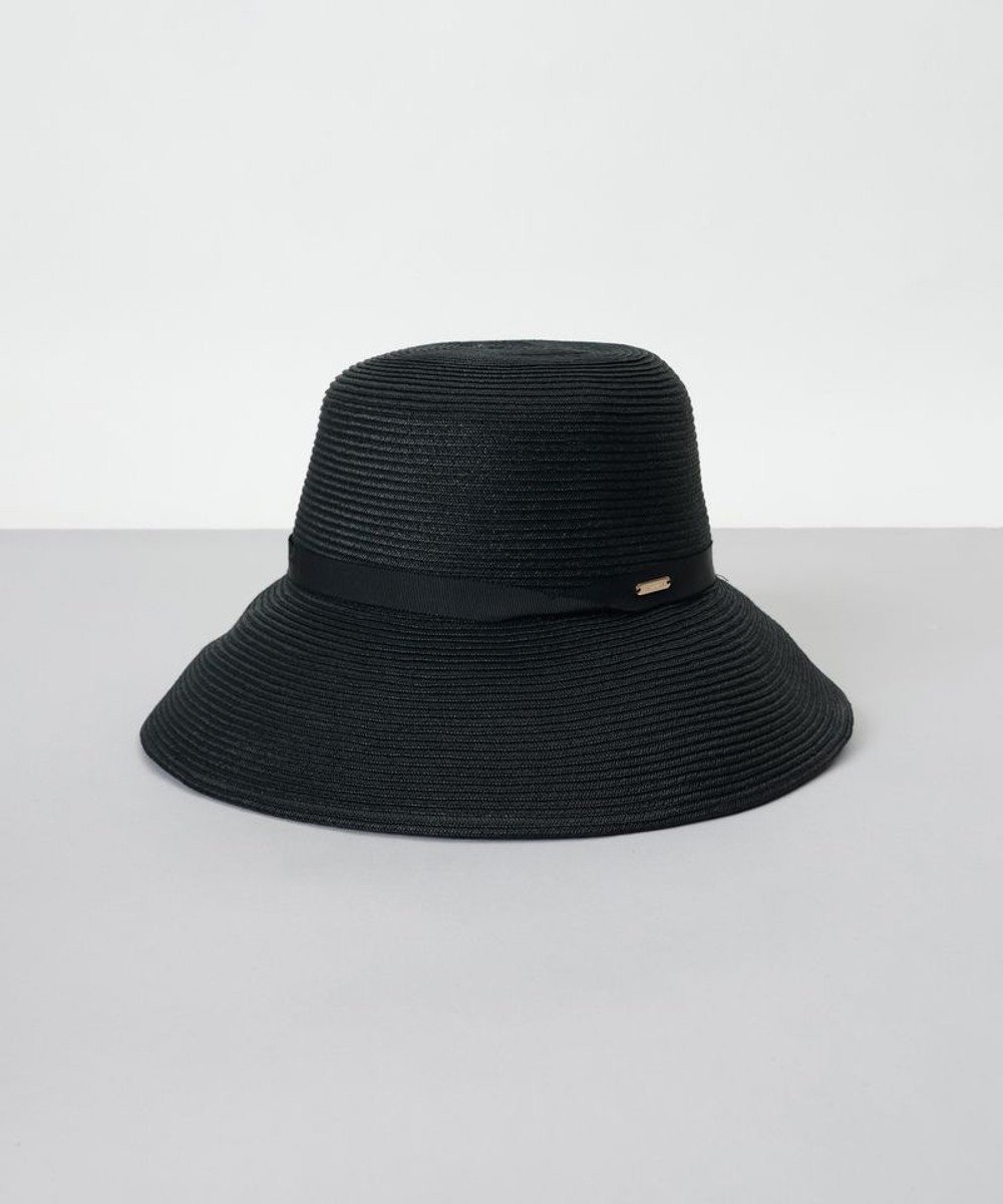 【アウロラ/AURORA】のBeaurance (ビューランス)ペーパーブレードクロッシェハット インテリア・キッズ・メンズ・レディースファッション・服の通販 founy(ファニー) 　ファッション　Fashion　レディースファッション　Fashion for Women　キャップ&ハット　Hats & Caps　シンプル　Simple, Minimal　リボン　Ribbon, Bow　人気　Popular, Best Seller　夏　Summer　帽子　Hat, Headwear　抗菌　Antibacterial, Bacteria-Resistant　ブラック×ブラック|ID: prp329100004545355 ipo3291000000033577836