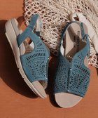 【リーガル フットコミュニティ/REGAL FOOT COMMUNITY】の【レッドウッドリバーミネトンカ】M10C フットベットサンダル サンダル ブルーグリーンスエード|ID: prp329100004545359 ipo3291000000032651017