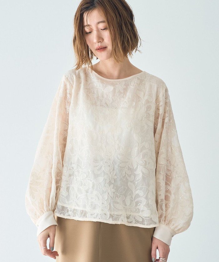 【イェッカ ヴェッカ/YECCA VECCA】のスパンコールレースブラウス インテリア・キッズ・メンズ・レディースファッション・服の通販 founy(ファニー) https://founy.com/ ファッション Fashion レディースファッション Ladies' Fashion Online トップス・カットソー Tops/Tshirt シャツ/ブラウス Shirts/Blouses おすすめ Recommend シンプル Simple スパンコール Sequins セレモニー Ceremony ドロップ Drop フロント Front ポケット Pocket レース Race 夏 Summer 春 Spring S/S・春夏 Ss・Spring/Summer |ID: prp329100004545405 ipo3291000000032678192