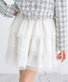 【アースミュージックアンドエコロジー/earth music&ecology】のティアードレースミニスカート White|ID: prp329100004545417 ipo3291000000033658956