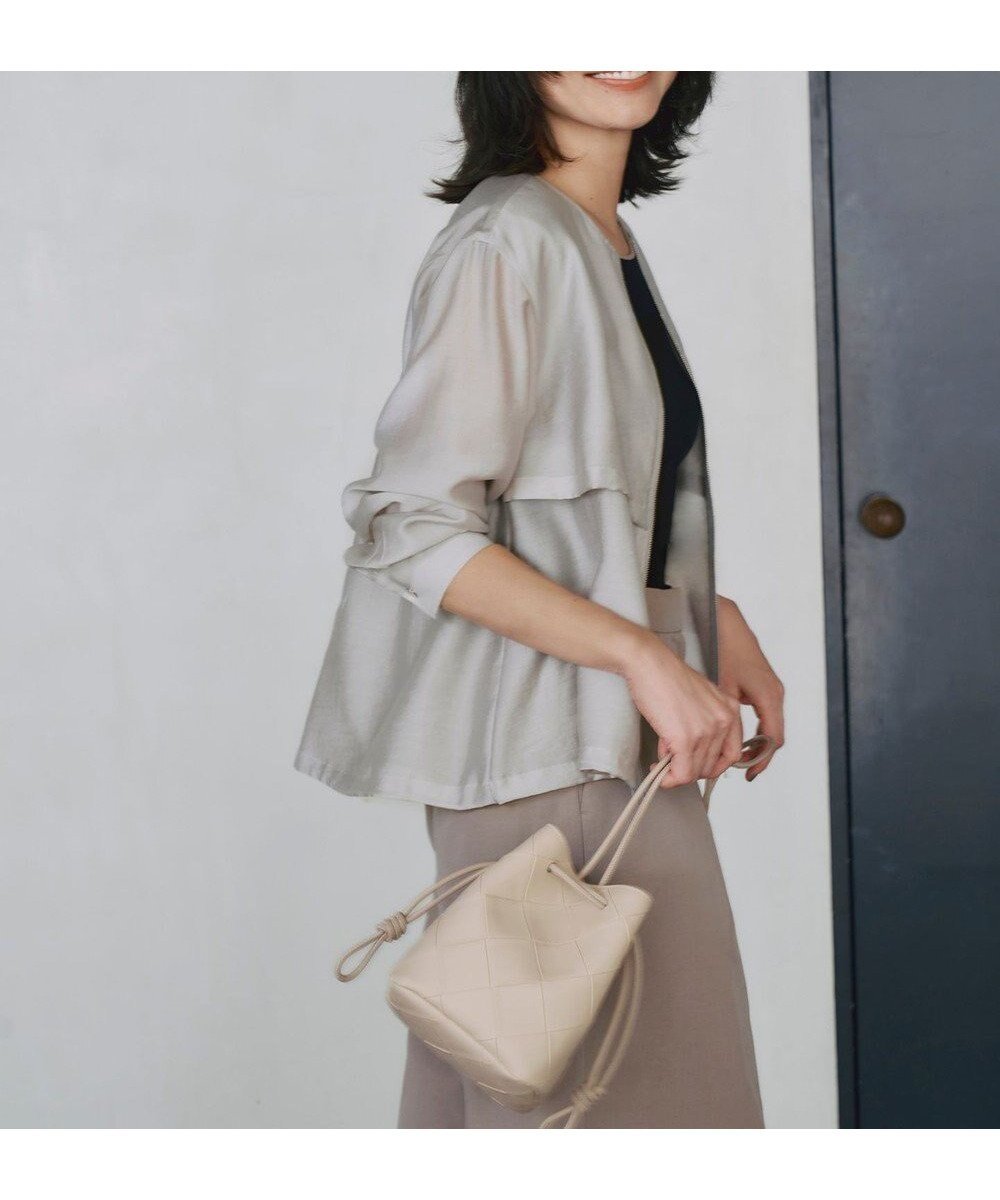 【アイシービー/iCB】のウーブンドロストショルダー 人気、トレンドファッション・服の通販 founy(ファニー) 　ファッション　Fashion　レディースファッション　Fashion for Women　2025年　2025　2025春夏・S/S　Spring/Summer 2025 SS25　ポケット　Pocket, Pocket Detail　巾着　Drawstring Bag, Kinchaku　 other-1|ID: prp329100004545449 ipo3291000000032646155