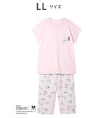 【ワコール/WACOAL】のワコール_リラックス&スリープ パジャマ 3分袖 半袖 8分丈 綿100%(本体) PEANUTS スヌーピー レディース FDT158 /ワコール ピンク|ID: prp329100004545484 ipo3291000000032405355