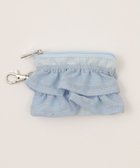 【ウィゴー/WEGO】のミニキラキラフリルポーチ サックス|ID: prp329100004545508 ipo3291000000032710014