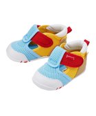 【ミキハウスホットビスケッツ/MIKI HOUSE HOT BISCUITS / KIDS】の【11.5-13.5cm】 かかと顔 メッシュ ファーストベビーシューズ サックス|ID: prp329100004546640 ipo3291000000032649432