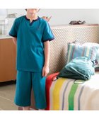 【ジェイ プレス/J.PRESS / KIDS】の【S-Lサイズ】ナップザック付き ルームウェア 上下セット グリーン系|ID: prp329100004546651 ipo3291000000032125299