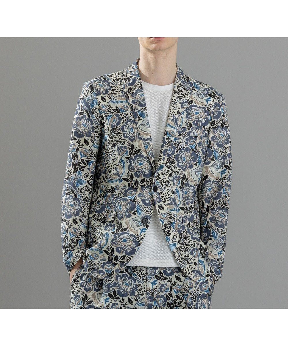 【ジョゼフ オム/JOSEPH HOMME / MEN】の新型・新柄【洗える/ストレッチ/シワになりにくい】クールドッツストレッチ メキシカンプリント ジャケット インテリア・キッズ・メンズ・レディースファッション・服の通販 founy(ファニー) 　ファッション　Fashion　メンズファッション　MEN　アウター　Coats Outerwear/Men　テーラードジャケット　Tailored Jackets　ウォッシャブル　Washable　春　Spring　洗える　Washable　ジャケット　Jacket　ストレッチ　Stretch　スポーツ　Sports　センター　Center　フラップ　Flap　フロント　Front　プリント　Print　ベーシック　Basic　ポケット　Pocket　リラックス　Relax　S/S・春夏　Ss・Spring/Summer　夏　Summer　ホワイト系5|ID: prp329100004546657 ipo3291000000032125421
