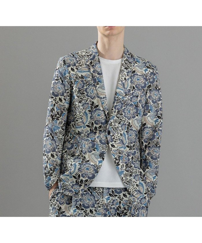 【ジョゼフ オム/JOSEPH HOMME / MEN】の新型・新柄【洗える/ストレッチ/シワになりにくい】クールドッツストレッチ メキシカンプリント ジャケット インテリア・キッズ・メンズ・レディースファッション・服の通販 founy(ファニー) https://founy.com/ ファッション Fashion メンズファッション Fashion for Men アウター Men's Coats Outerwear テーラードジャケット Tailored Jackets & Blazers ウォッシャブル Machine Washable 春 Spring 洗える Machine Washable ジャケット Jacket, Outerwear ストレッチ Stretch, Stretchy Fabric スポーツ Sports, Activewear センター Center, Center Line フラップ Flap, Flap Pocket フロント Front, Front Design プリント Print, Printed Pattern ベーシック Basic, Essential ポケット Pocket, Pocket Detail リラックス Relax, Relaxed Fit S/S・春夏 SS, Spring/Summer, Warm Season 夏 Summer |ID: prp329100004546657 ipo3291000000033357037