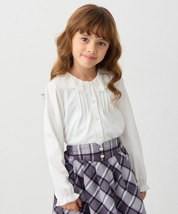 【エニファム/any FAM / KIDS】のレース襟カットソーブラウス インテリア・キッズ・メンズ・レディースファッション・服の通販 founy(ファニー) https://founy.com/ ファッション Fashion キッズファッション KIDS トップス・カットソー Tops/Tees/Kids インナー Inner カットソー Cut And Sew セレモニー Ceremony フォーマル Formal フリル Frills レース Race エレガント 上品 Elegant 夏 Summer 春 Spring S/S・春夏 Ss・Spring/Summer 洗える Washable |ID: prp329100004546659 ipo3291000000032125519