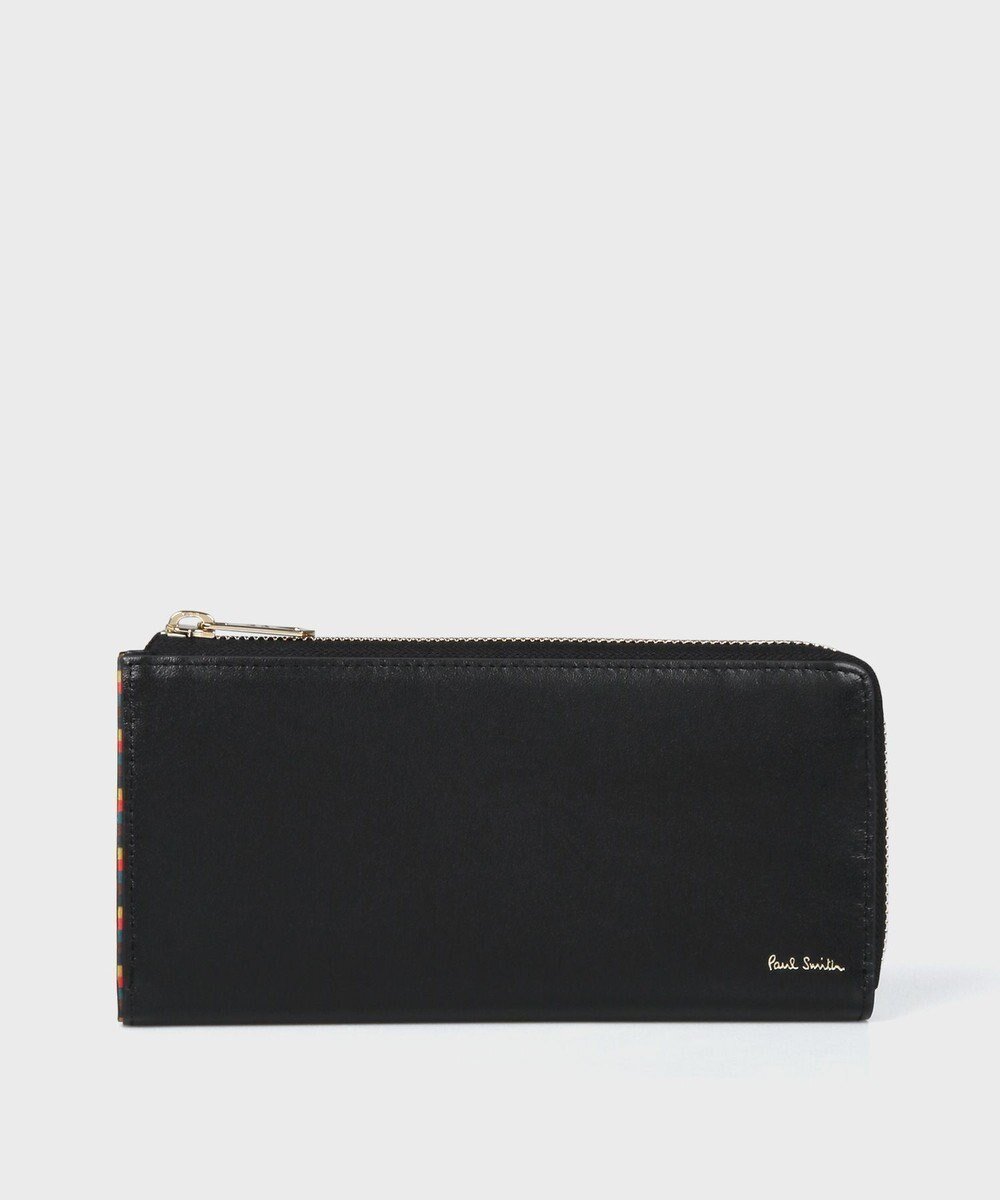 【ポールスミス/Paul Smith / MEN】のブライトストライプトリムSS24 長財布 インテリア・キッズ・メンズ・レディースファッション・服の通販 founy(ファニー) 　ファッション　Fashion　メンズファッション　MEN　ジップ　Zip　ストライプ　Stripe　ポケット　Pocket　メタル　Metal　エレガント 上品　Elegant　財布　Wallet　ブラック|ID: prp329100004546677 ipo3291000000032125832