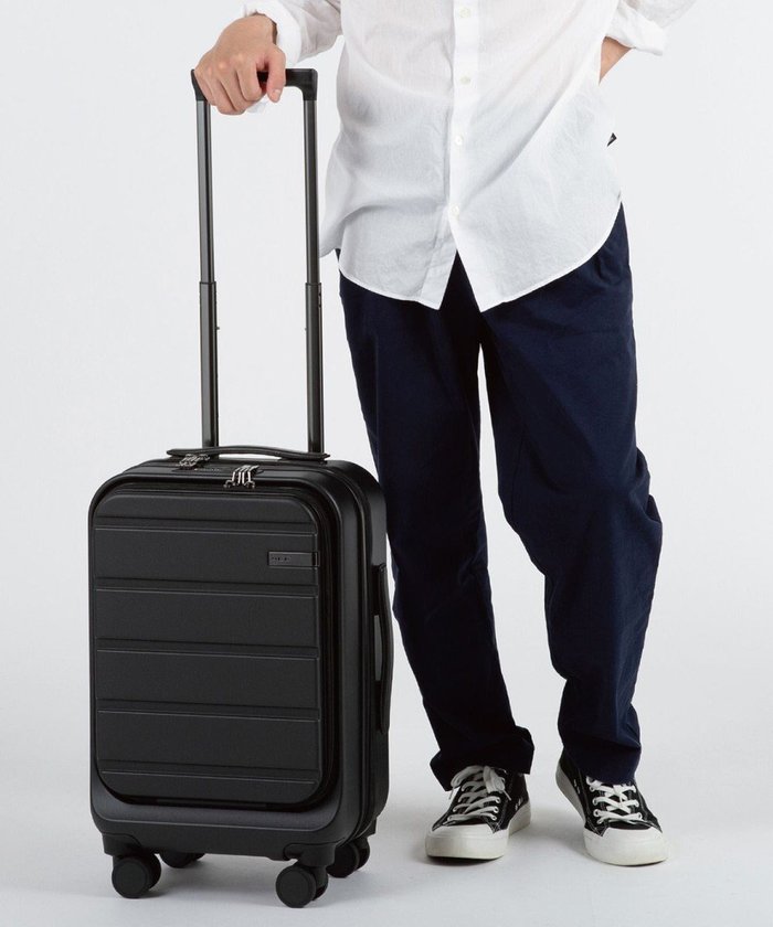 【エースバッグズアンドラゲッジ/ACE BAGS & LUGGAGE】のACE フレットボード フロントオープン スーツケース 機内持ち込み 29L 05431 エース インテリア・キッズ・メンズ・レディースファッション・服の通販 founy(ファニー) https://founy.com/ ファッション Fashion レディースファッション Fashion for Women スーツ Business Suits & Workwear クッション Cushion, Throw Pillow スリーブ Sleeve, Long Sleeve / Short Sleeve トラベル Travel, Travel Gear フェイクレザー Faux Leather, PU Leather フォルム Silhouette, Form フロント Front, Front Design ポケット Pocket, Pocket Detail おすすめ Recommended / Our Picks 旅行 Travel スーツケース キャリーケース Suitcase / Carry Case |ID: prp329100004546680 ipo3291000000033616765