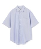 【アンフィーロ/UNFILO / MEN】のコットンライク 半袖シャツ ブルーストライプ|ID: prp329100004546682 ipo3291000000032125917
