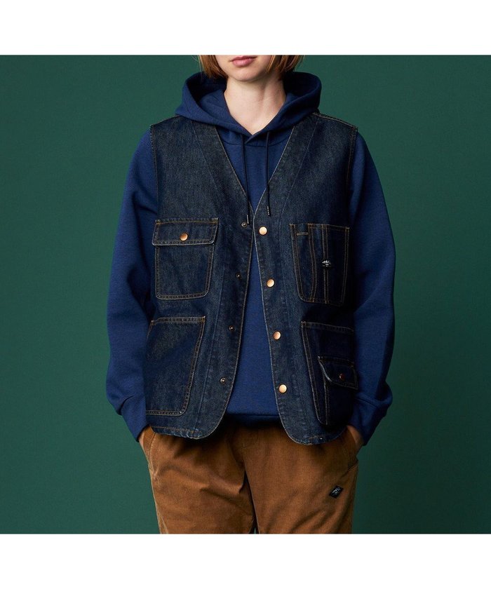 【ジョセフ アブード マウンテン/JOSEPH ABBOUD MOUNTAIN】の【軽量/テーム・ヤルヴィコラボ】INDIGO×CORDURA デニム ベスト インテリア・キッズ・メンズ・レディースファッション・服の通販 founy(ファニー) https://founy.com/ ファッション Fashion レディースファッション WOMEN アウター Coat Outerwear トップス・カットソー Tops/Tshirt ベスト/ジレ Gilets/Vests アンティーク Antique 軽量 Lightweight ジャケット Jacket デニム Denim ドット Dot プリント Print ベスト Vest ポケット Pocket モチーフ Motif A/W・秋冬 Aw・Autumn/Winter・Fw・Fall-Winter |ID: prp329100004546685 ipo3291000000032125938
