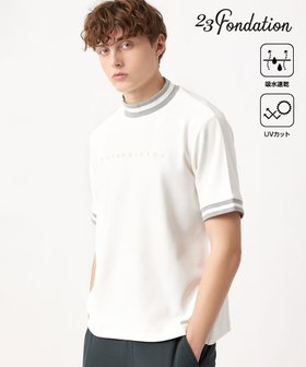 【23区 ゴルフ/23区GOLF / MEN】の【23Fondation】【吸水速乾/UVケア】ライトダンボール モックネック 人気、トレンドファッション・服の通販 founy(ファニー) ファッション Fashion メンズファッション Fashion for Men トップス・カットソー Cut & Sew Tops なめらか Smooth, Silky Texture コンパクト Compact, Small Size スウェット / スエット Sweatshirt, Sweatwear センター Center, Center Line モックネック Mock Neck, Short Turtleneck 吸水 Absorbent, Quick-Dry 夏 Summer 春 Spring S/S・春夏 SS, Spring/Summer, Warm Season |ID:prp329100004546686