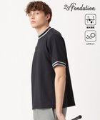 【23区 ゴルフ/23区GOLF / MEN】の【23Fondation】【吸水速乾/UVケア】ライトダンボール モックネック ブラック系|ID: prp329100004546686 ipo3291000000035598724