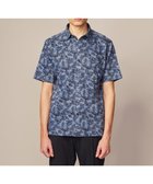 【ジョセフ アブード/JOSEPH ABBOUD / MEN】の【リネン素材/清涼感/吸水速乾】リネンハニカムプリント 半袖 シャツ ネイビー系6|ID: prp329100004546688 ipo3291000000032126073