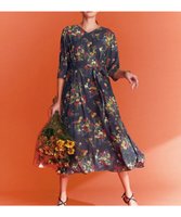 【自由区/JIYU-KU】の【カタログ掲載・洗える】フラワーガーデンプリント ワンピース 人気、トレンドファッション・服の通販 founy(ファニー) ファッション Fashion レディースファッション Ladies' Fashion Online ワンピース Dress アンティーク Antique 春 Spring 洗える Washable サテン Satin ドレープ Drape 人気 Popularity ビンテージ Vintage フラワー Flower ロンドン London S/S・春夏 Ss・Spring/Summer おすすめ Recommend 夏 Summer エレガント 上品 Elegant |ID:prp329100004546712